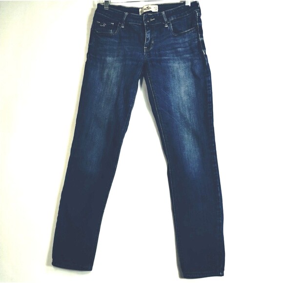 Hollister Jeans Women's 27x29 Cotton Elastistine Skinny Distressed Low Rise - Picture 2 of 9